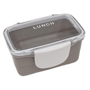 73619 [24time for LUNCH ドーム2段ランチボックス 560ml グレー]