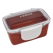 24time for LUNCH ドーム2段ランチボックス 560ml レッド 73616