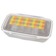 Plaid ドーム1段ランチボックス 500ml イエロー/オレンジ 73544