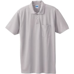 50127-22-LL [50127 半袖ポロシャツ（胸ポケット付き） シルバーグレー LL]