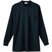 50128-04-M [50128 長袖ローネックTシャツ（胸ポケット付き） ブラック M]