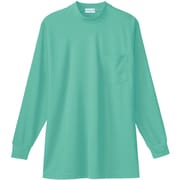 50128-101-3L [50128 長袖ローネックTシャツ（胸ポケット付き） ミントグリーン 3L]
