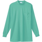 50128-101-LL [50128 長袖ローネックTシャツ（胸ポケット付き） ミントグリーン LL]