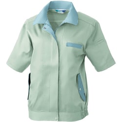 412-107-4L [VA412 レディース半袖ブルゾン モスグリーン 4L]