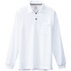 50130-00-3L [50130 長袖ポロシャツ（胸ポケット付き） ホワイト 3L]