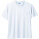 50381-00-M [50381 半袖Tシャツ（胸ポケット付き） ホワイト M]