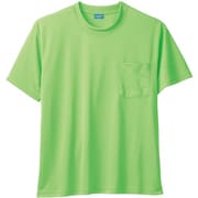 50381-108-6L [50381 半袖Tシャツ（胸ポケット付き） ライトグリーン 6L]