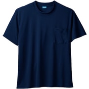 50381-1-L [50381 半袖Tシャツ（胸ポケット付き） ネイビー L]