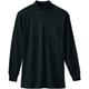 50108-4-M [50108 長袖ハイネックTシャツ（胸ポケット付き） ブラック M]