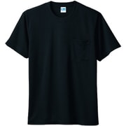 50121-04-3L [50121 半袖Tシャツ（胸ポケット付き） ブラック 3L]