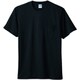 50121-04-4L [50121 半袖Tシャツ（胸ポケット付き） ブラック 4L]