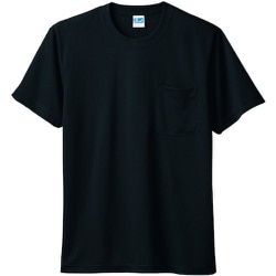 50121-04-LL [50121 半袖Tシャツ（胸ポケット付き） ブラック LL]
