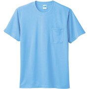 50121-209-3L [50121 半袖Tシャツ（胸ポケット付き） サックス 3L]