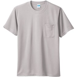 50121-22-LL [50121 半袖Tシャツ（胸ポケット付き） シルバーグレー LL]