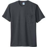 50121-23-4L [50121 半袖Tシャツ（胸ポケット付き） チャコールグレー 4L]