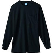 50122-04-LL [50122 長袖Tシャツ（胸ポケット付き） ブラック LL]