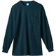 50122-1-4L [50122 長袖Tシャツ（胸ポケット付き） ネイビー 4L]