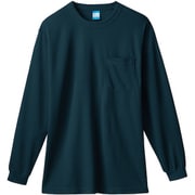 50122-1-LL [50122 長袖Tシャツ（胸ポケット付き） ネイビー LL]