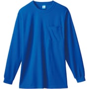 50122-203-M [50122 長袖Tシャツ（胸ポケット付き） ロイヤルブルー M]