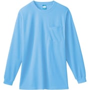 50122-209-3L [50122 長袖Tシャツ（胸ポケット付き） サックス 3L]