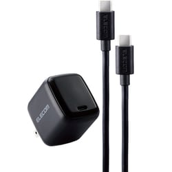 USB急速充電器 USB PD（パワーデリバリー）対応 45W USB-C×1ポート USB-C ケーブル付属 2m PPS対応 折りたたみプラグ採用 ブラック ACDC-PD8445BK