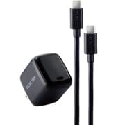 USB急速充電器 USB PD(パワーデリバリー)対応 45W USB-C×1ポート USB-C ケーブル付属 2m PPS対応 折りたたみプラグ採用 ブラック ACDC-PD8445BK