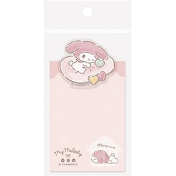 ダイカットクリップ付きメモ だらりんライフ サンリオキャラクターズ マイメロディ 001706-54