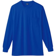 50384-203-S [50384 長袖Tシャツ（胸ポケット付き） ロイヤルブルー S]