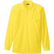 50390-73-L [50390 長袖ポロシャツ（胸ポケット付き） イエロー L]