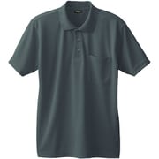 50397-23-L [50397 半袖ポロシャツ（胸ポケット付き） チャコールグレー L]