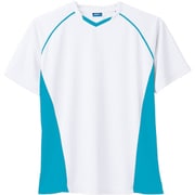 50403-401-3L [50403 半袖Tシャツ ホワイト/ターコイズ 3L]