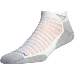 ランニングライトメッシュ Running Lite-Mesh Mini Crew 32656 White/Gray Mサイズ(24.5-26.5cm) [ランニングウェア ソックス メンズ]
