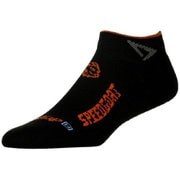 ライトトレイルラン LiteTrail RUNNING MiniCrew 32529 Black/Foliage Green/Orange-speed goat- Lサイズ(27-28.5cm) [ランニングウェア ソックス メンズ]
