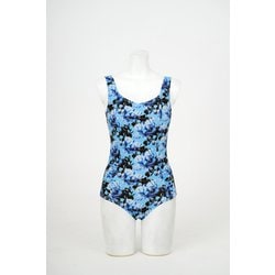 プリントワンピース水着 LAO2403 12 BLU 9Mサイズ [水着 レディース]