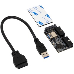 USB3.0 ヘッダー 2分配ハブ HUB-09