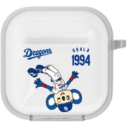 中日ドラゴンズ 2024年度 Air Pods(第2/1世代)用 ケース カラビナ付 (10) dra24-cha10-AP