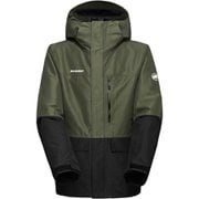 フォールライン HS サーモフーデッド ジャケット AF メン Fall Line HS Thermo Hooded Jacket AF Men 1010-30890 40294 dark marsh-black Mサイズ(日本：Lサイズ) [スキーウェア ジャケット メンズ]