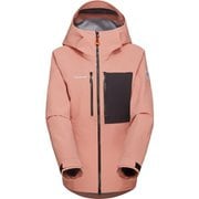 ストーニー ハードシェル フーデッド ジャケット アジアンフィット Stoney HS Hooded Jacket AF Women 1010-31000 3784 quartz dust-black Sサイズ(日本：Mサイズ) [スキーウェア ジャケット レディース]