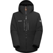 ストーニー ハードシェル サーモ フーデッド ジャケット アジアンフィット Stoney HS Thermo Hooded Jacket AF Men 1010-31030 0001 black Lサイズ(日本：XLサイズ) [スキーウェア ジャケット メンズ]