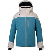 Combination Color Jacket コンビネーションカラージャケット ESM24OT32 TURQUOISE BLUE Lサイズ [スキーウェア ジャケット メンズ]