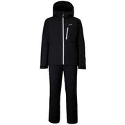 2Line Color Zipper Two-piece ツーラインカラージッパーツーピース PSM242P41 BLACK Mサイズ [スキーウェア 上下セット メンズ]