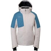 アシンメトリーバイカラージャケット Asymmetry Bicolor Jacket ESW24OT63 BEIGE Mサイズ [スキーウェア ジャケット レディース]
