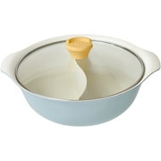 ファーブ IH対応二色鍋 26cm ブルーグレー K-10771BG