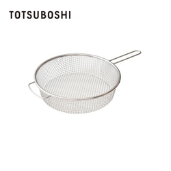 （T）絶妙メッシュの水切りしやすい手付きザル T-92097