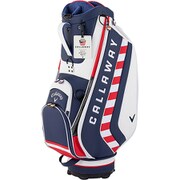 BG CG CRT SPL-I WHT/NVY/RED SS 24 JM [キャディバッグ 9.5型 47インチ対応 口枠：6分割 ホワイト/ネイビー/レッド]