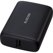 モバイルバッテリー 10000mAh PD対応 20W 入出力(USB Type-C×1) 出力(USB-A×1) PSE適合 C-Cケーブル付属 ブラック DE-C46L-10000BK