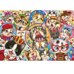 300-068 原井加代美 キャッツ パラダイス [ジグソーパズル 300ピース]
