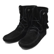 MINNETONKA DOUBLE FRINGE BOOT BLACK/629001HC 23.0cm minne-fringe-bootBLACK-629001HC230cm