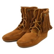 MINNETONKA DOUBLE FRINGE BOOT BROWN/622058HC 23.0cm minne-fringe-bootBROWN-622058HC230cm