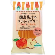 国産果汁のスティックゼリー りんご&にんじん 16g×12本